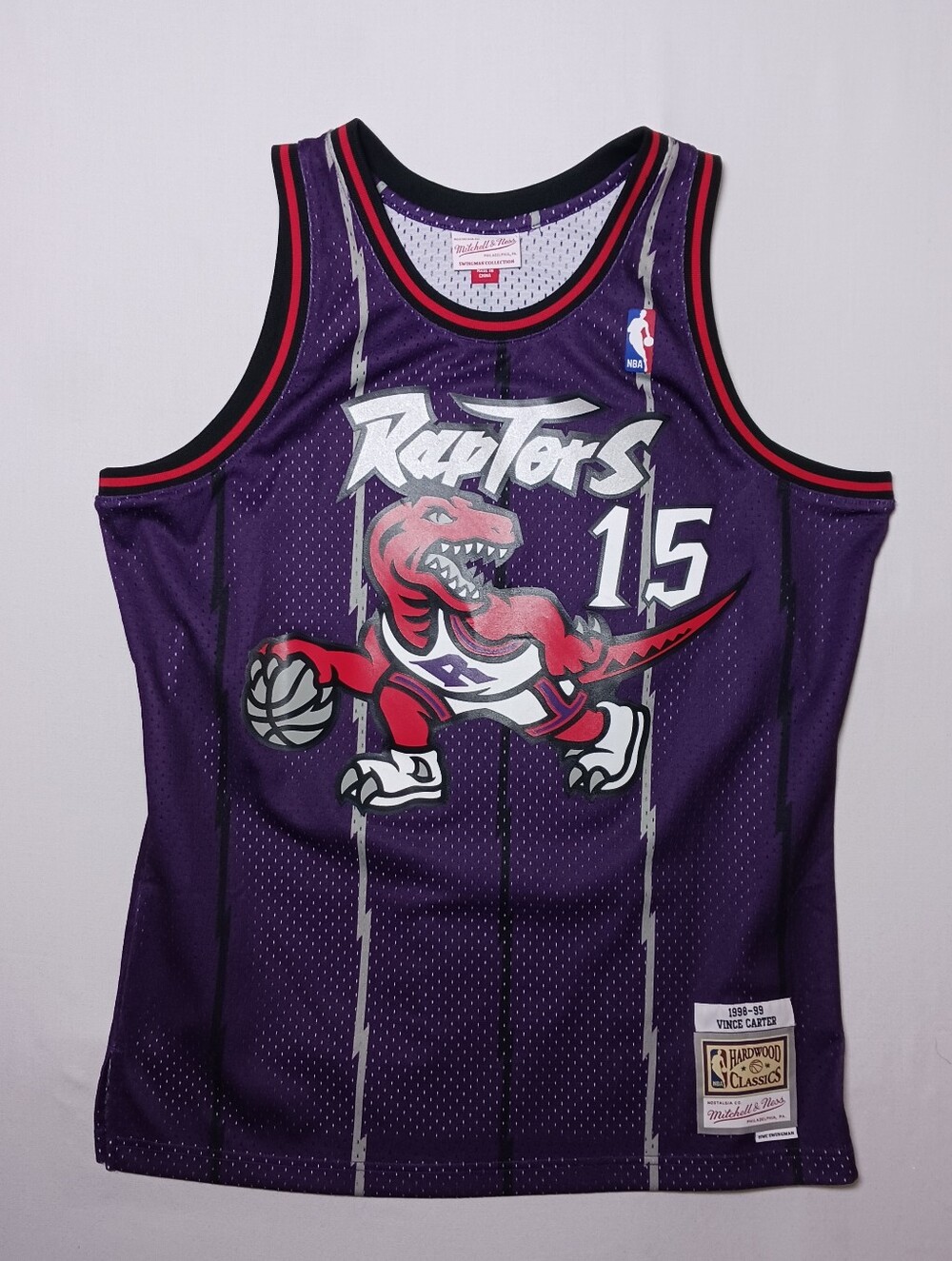 Mitchell & Ness Vince Carter Jersey L 1998-99 Raptors Hardwood Classics Swingman